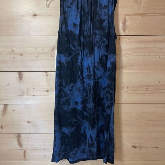 NWT Michael Kors Black and Blue Scoop Neck Dress Size Small - Picture 6 of 6